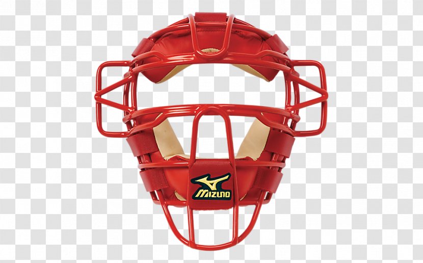 Catcher Mizuno Corporation Baseball Maschera Mask - Red Transparent PNG