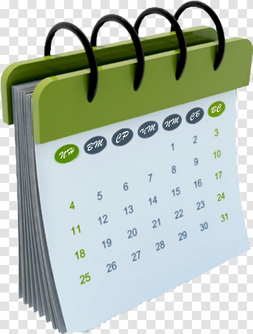 Calendar Date Time Organization Transparent PNG