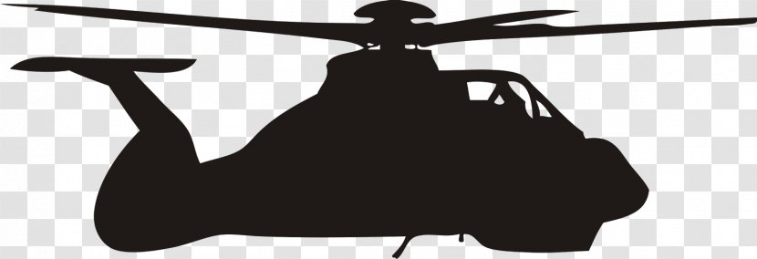 Helicopter Wall Decal Sticker - Monochrome Photography Transparent PNG