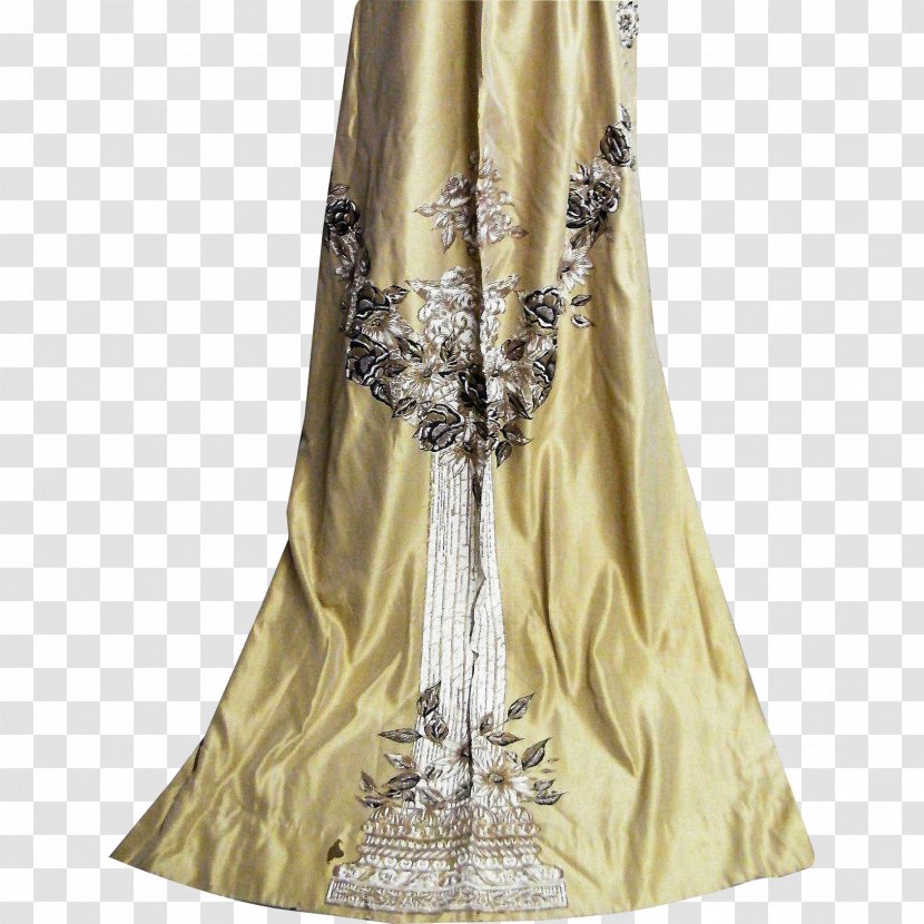 Dress Gown Silk Satin Skirt - Drapes Transparent PNG