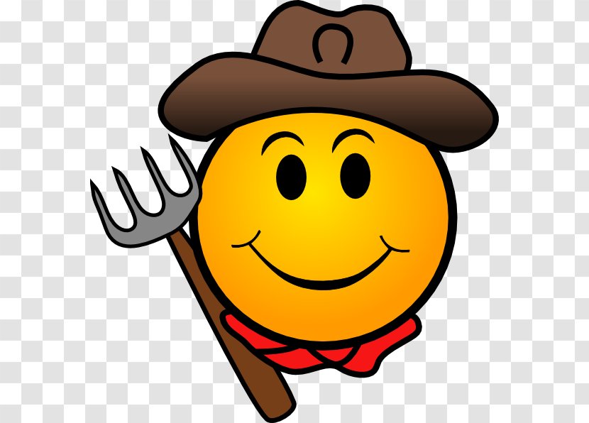 Smiley Emoticon Clip Art - Farmer Transparent PNG