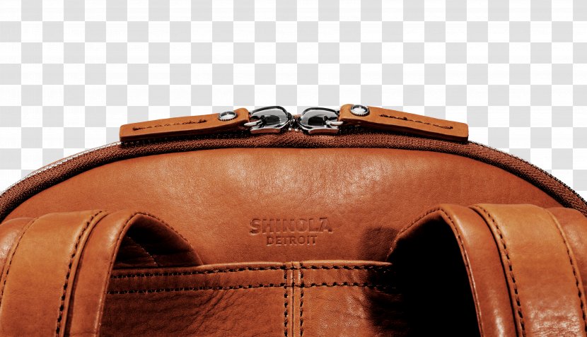 Leather Handbag Shinola Runwell Backpack Detroit - Strap - Courtyard Transparent PNG