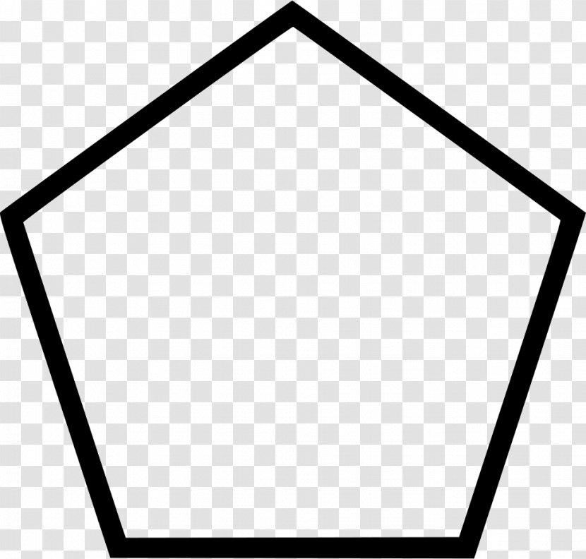 Regular Polygon Pentagon - Vertex - Shape Transparent PNG