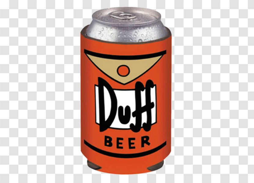 Homer Simpson Duff Beer Duffman Beverage Can - Aluminum Transparent PNG
