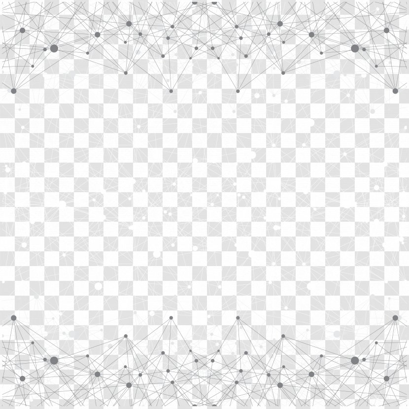 Black And White Point Angle Pattern - Curve - Line Shading Transparent PNG