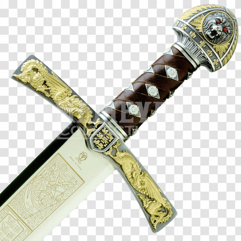 Middle Ages King Arthur Knightly Sword Excalibur - Henry Ii Of England Transparent PNG