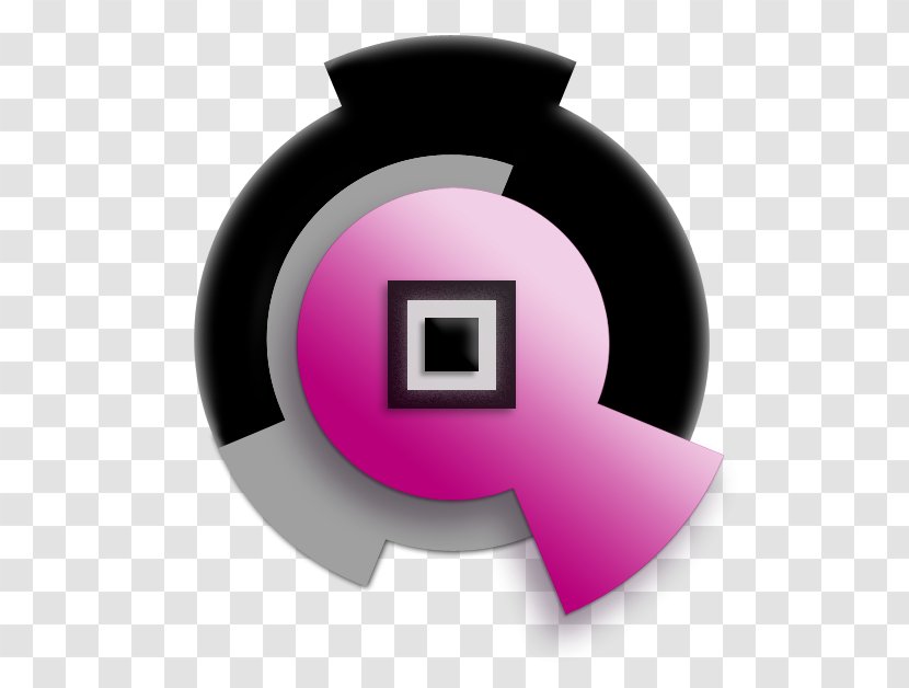 Circle Font - Pink - Qr Transparent PNG