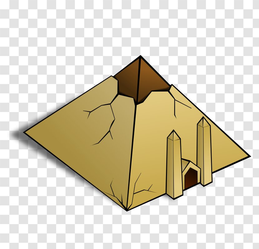 Egyptian Pyramids Ancient Egypt Clip Art - Map Symbolization - Fantasy Symbols Transparent PNG