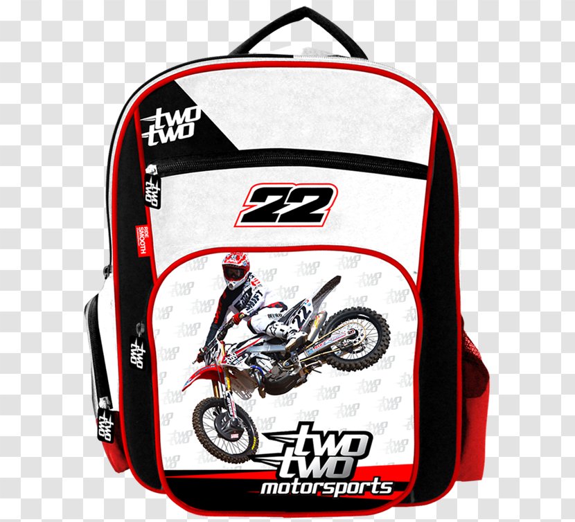 Bicycle Wheels Backpack Bag Lunchbox - Motocross Transparent PNG