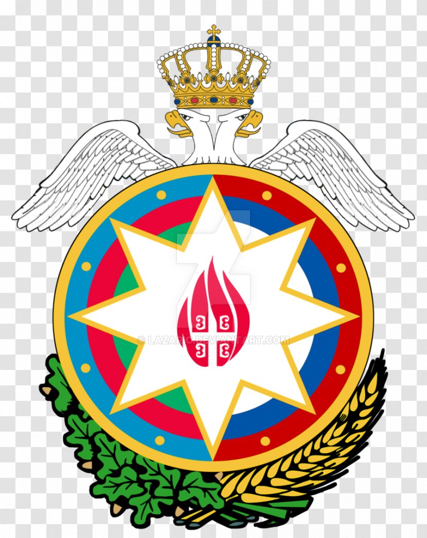 National Emblem Of Azerbaijan Coat Arms Flag - Serbia Transparent PNG