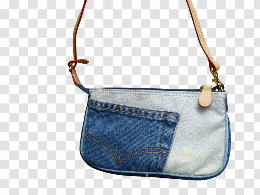 Hobo Bag Handbag Jeans Denim - Beautifully Hand Painted Architectural Monuments Transparent PNG