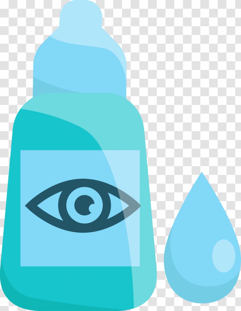 Eye Drop Clip Art - Blue Drops Transparent PNG