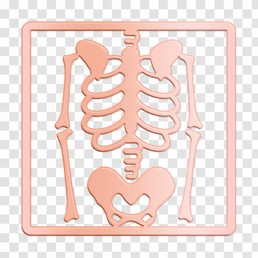 Skeleton View On X Ray Icon Health Set Icon Skeleton Icon Transparent PNG