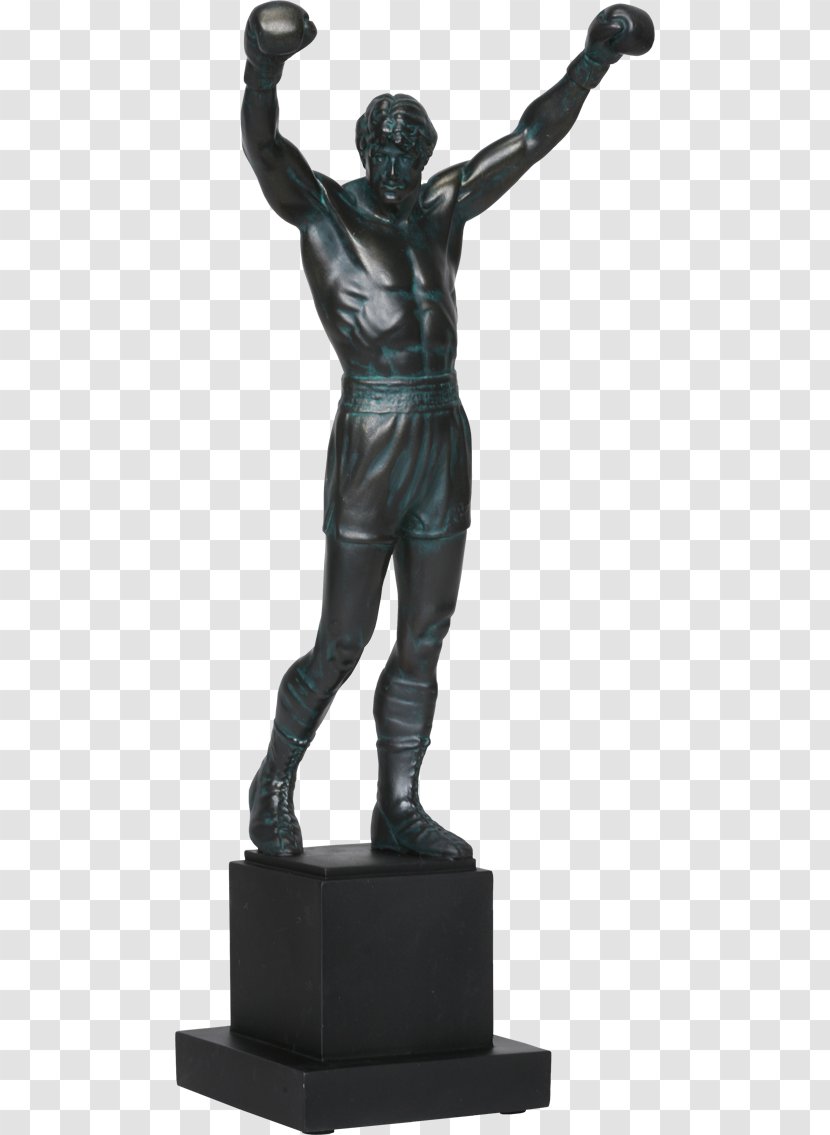 Art Museum Steps Statue Rocky Balboa Bronze Sculpture Figurine - Watercolor Transparent PNG