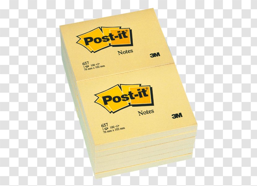 Post-it Note Paper 3M Yellow Brand - Postit - Hsm51 Transparent PNG