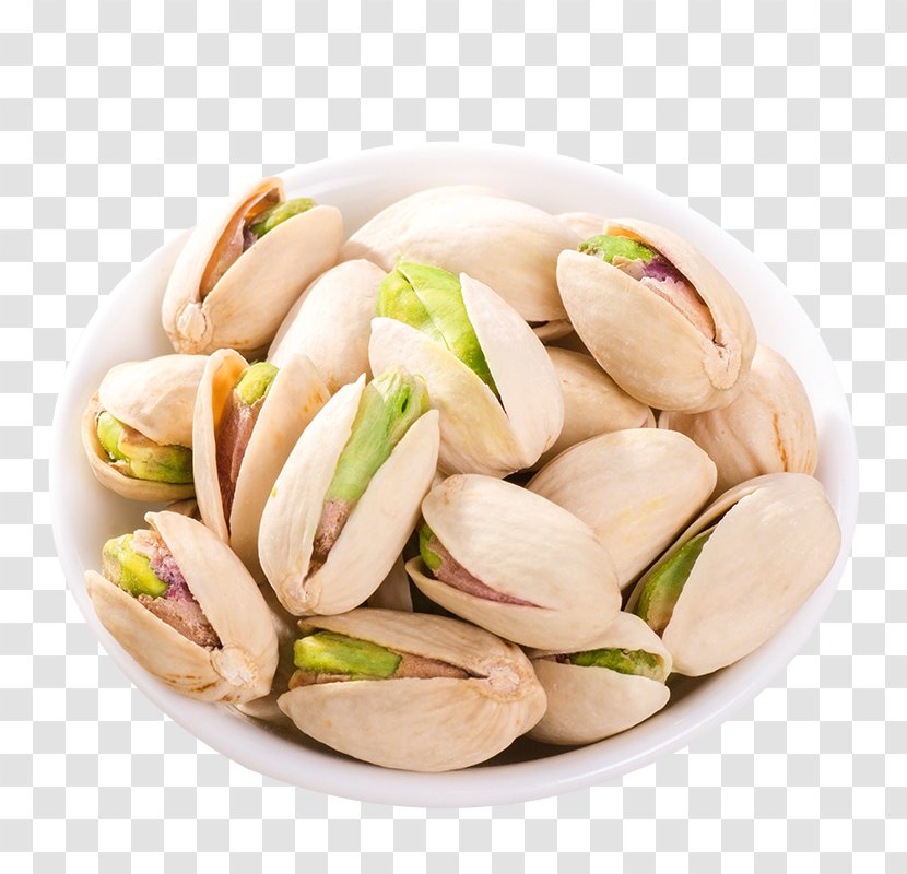 Pistachio Nut Dried Fruit Food - Bowl Of Pistachios Transparent PNG