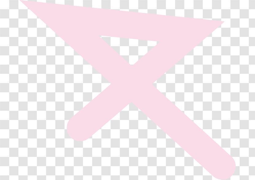 Line Triangle Pink M - Rectangle Transparent PNG