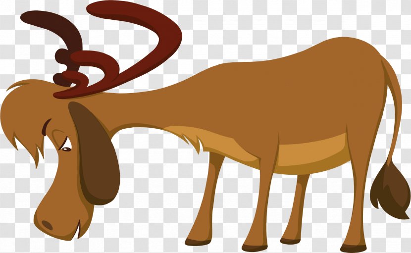 Drawing Of Family - Moose - Liver Fawn Transparent PNG