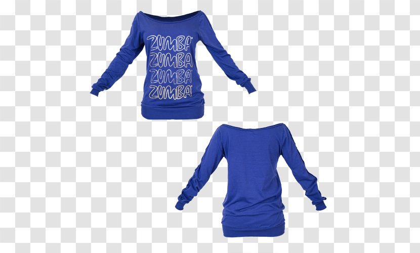 T-shirt Clothing Sleeve Blue Dance - Zumba Transparent PNG