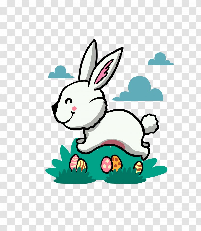White Rabbit Easter Bunny European - Hare - Cute Transparent PNG