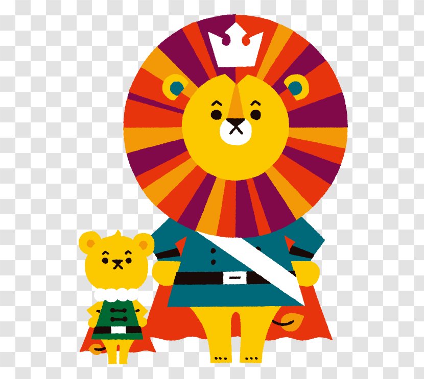 Adobe Illustrator Illustration - Orange - Yellow Cartoon The Lion King Transparent PNG