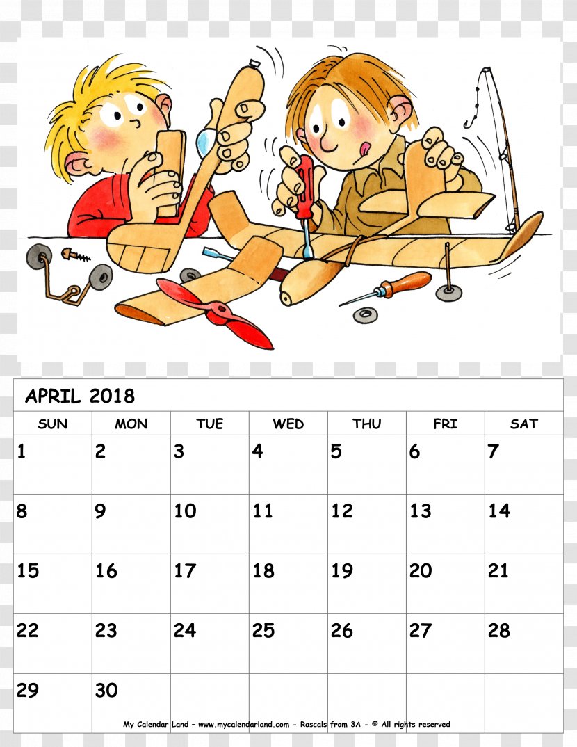 Calendar 0 Child July Personal Organizer - Frame - April Transparent PNG