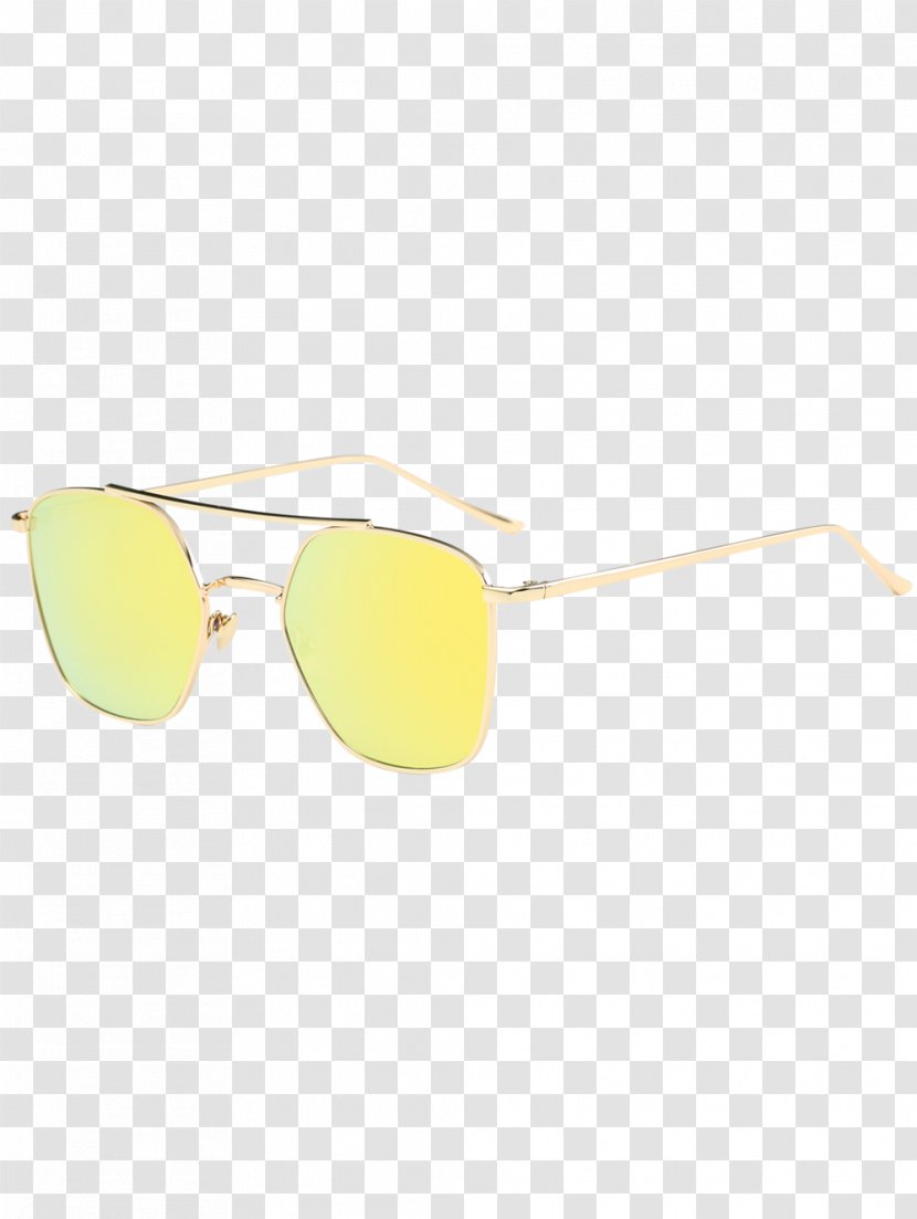 Sunglasses Goggles - Yellow Transparent PNG