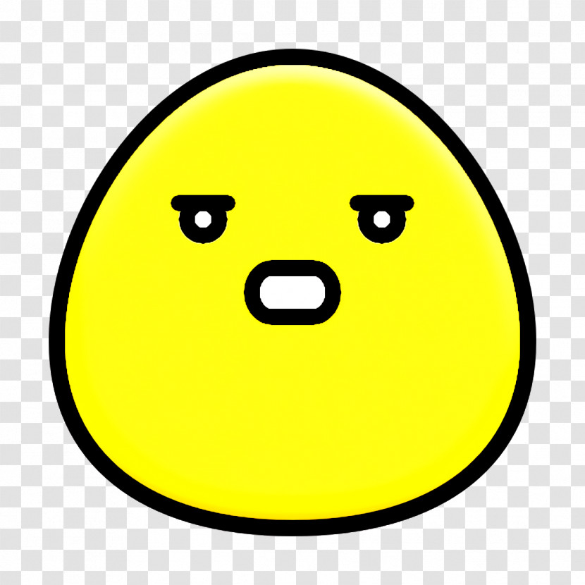 Emoji Icon Pensive Icon Transparent PNG