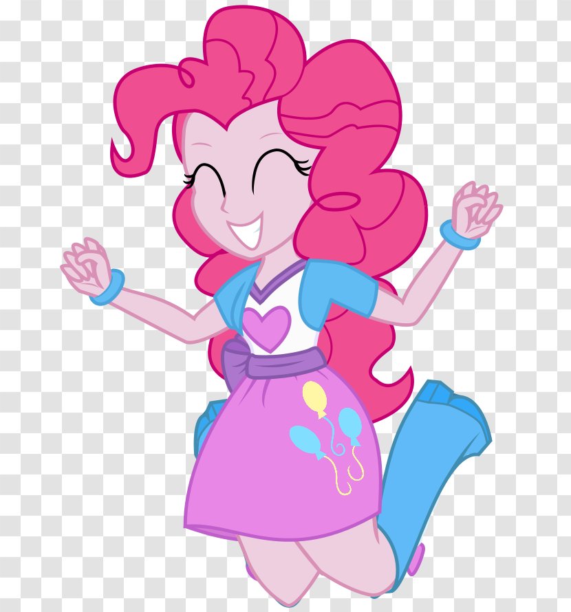 Pinkie Pie Pony Applejack Rainbow Dash Twilight Sparkle - Cartoon - My Little Transparent PNG