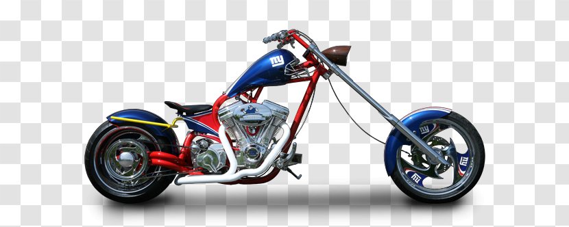New York Giants Custom Motorcycle Orange County Choppers - Chopper Transparent PNG