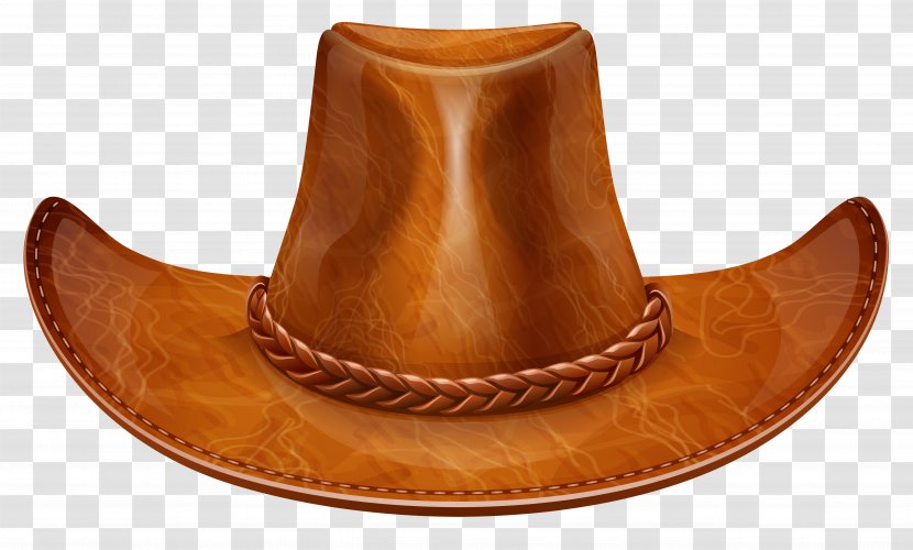 Cowboy Hat Clip Art - Brown Clipart Transparent PNG
