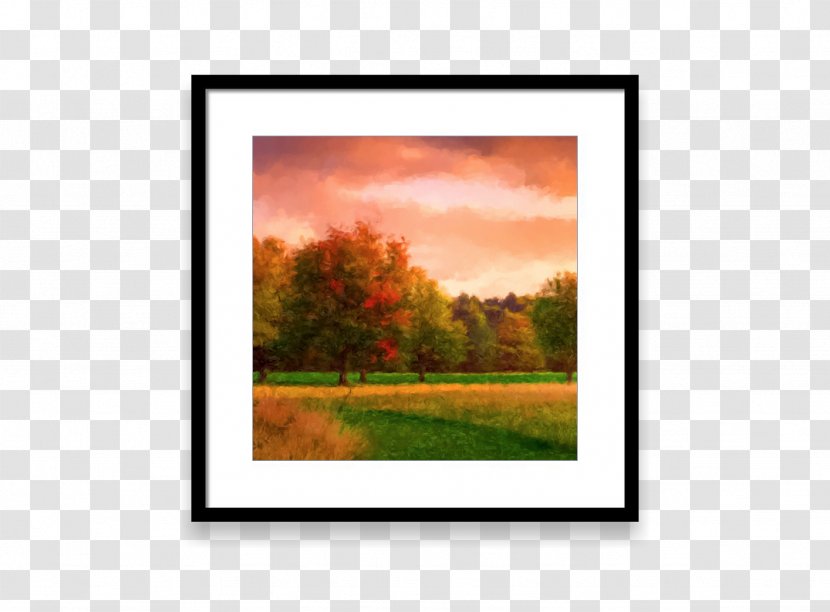 Painting Picture Frames Tree Rectangle - Grass Transparent PNG