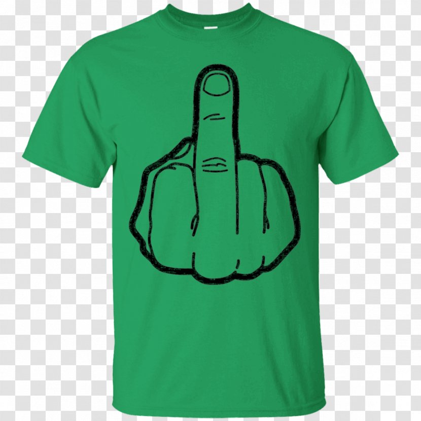 T-shirt Middle Finger Clothing Sleeve - Sweatshirt Transparent PNG