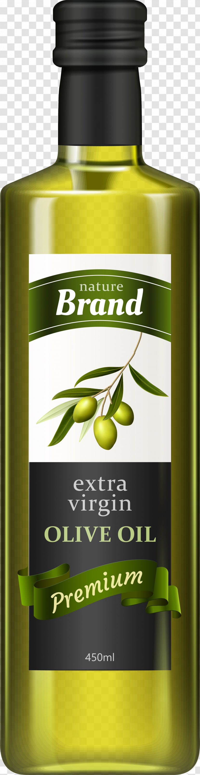 Olive Oil Bottle - Packaging And Labeling - A Of Vector Transparent PNG