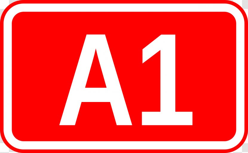 Expressway S17 A16 Motorway Sign National Road 61 - Area Transparent PNG