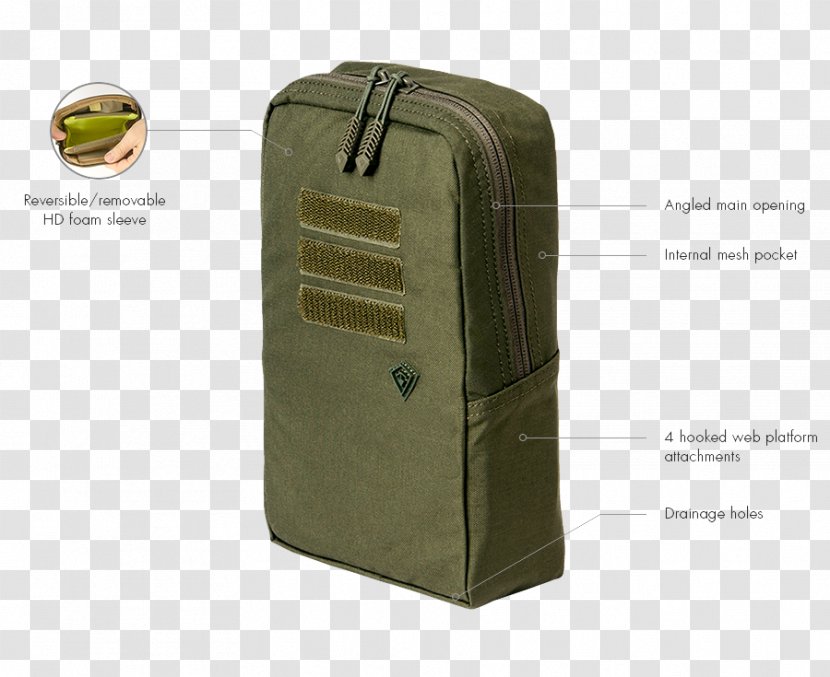 First Tactical Brand Coyote - Bag - Military Surplus Transparent PNG
