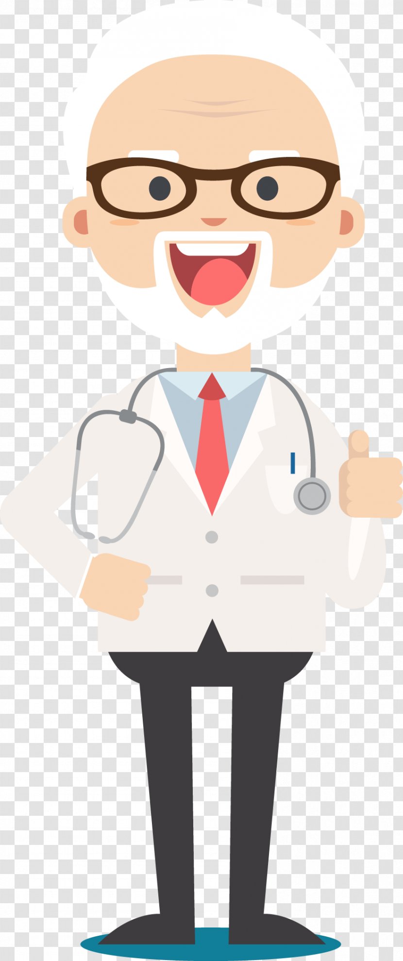 Physician Glasses Man Cartoon - Eyewear - Male Doctor Material Transparent PNG