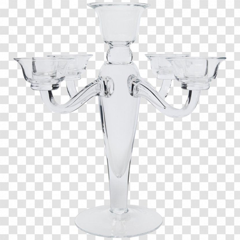 Bougeoir Glass Tableware Candlestick - Flamant - Candelabra Chandelier Transparent PNG