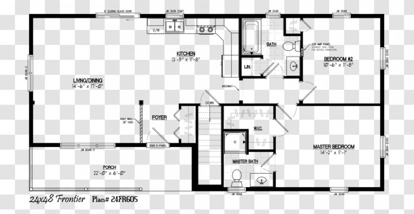 House Plan Log Cabin Floor Transparent PNG