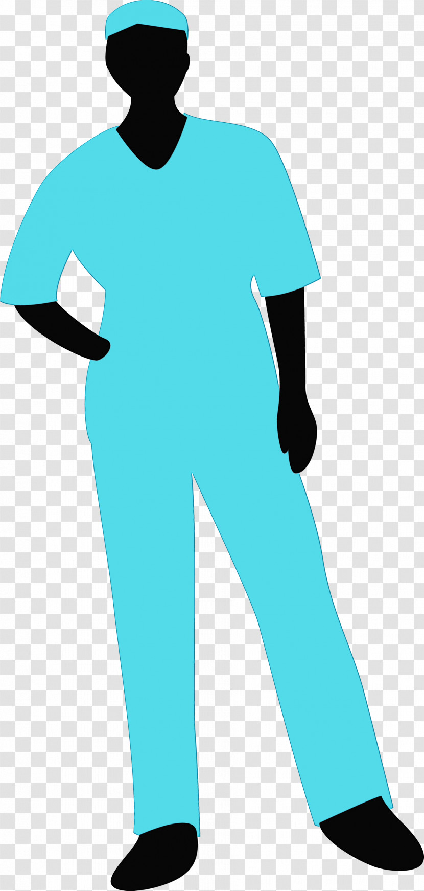 Shoe Silhouette Uniform Headgear Line Transparent PNG