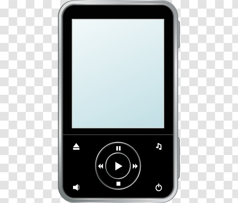 Feature Phone Computer Keyboard Telephone - Mp3 Player - Element Transparent PNG