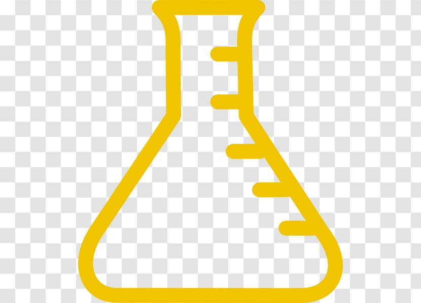 Clip Art Chemical Apparatus Laboratory Reaction Chemistry - Yellow - Beaker Clipart Transparent PNG