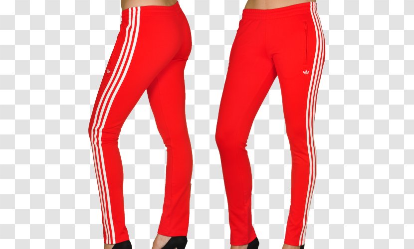 Leggings Tracksuit Pants Red Adidas - Joint Transparent PNG