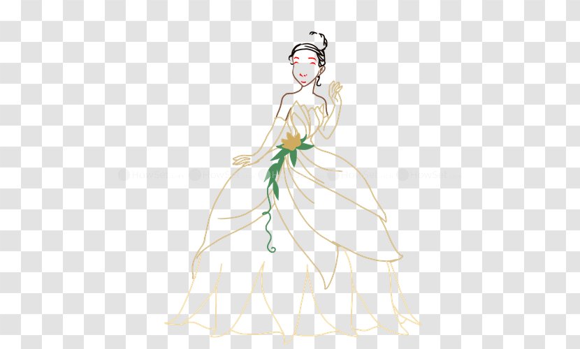 Drawing Gown Fairy - Figurine Transparent PNG