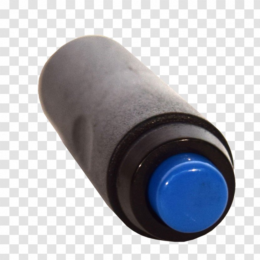 Cobalt Blue Cylinder - Hardware - Ink Material Transparent PNG