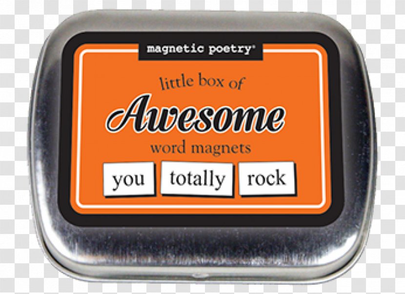 Magnetic Poetry Kit Craft Magnets Word - Absolutely Incredible Kid Day Transparent PNG