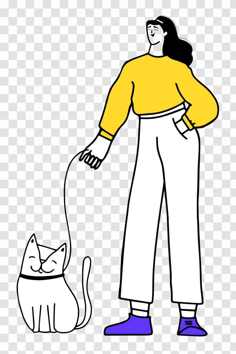 Walking The Cat Transparent PNG