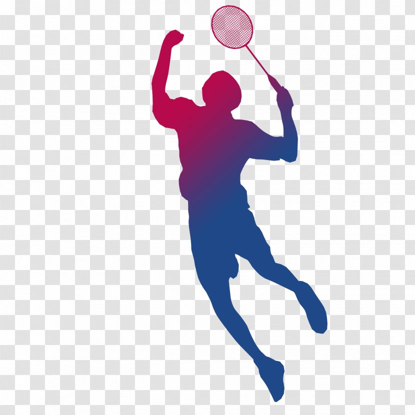Badminton BWF World Championships Sport Shuttlecock Racket - Playing Silhouette Transparent PNG