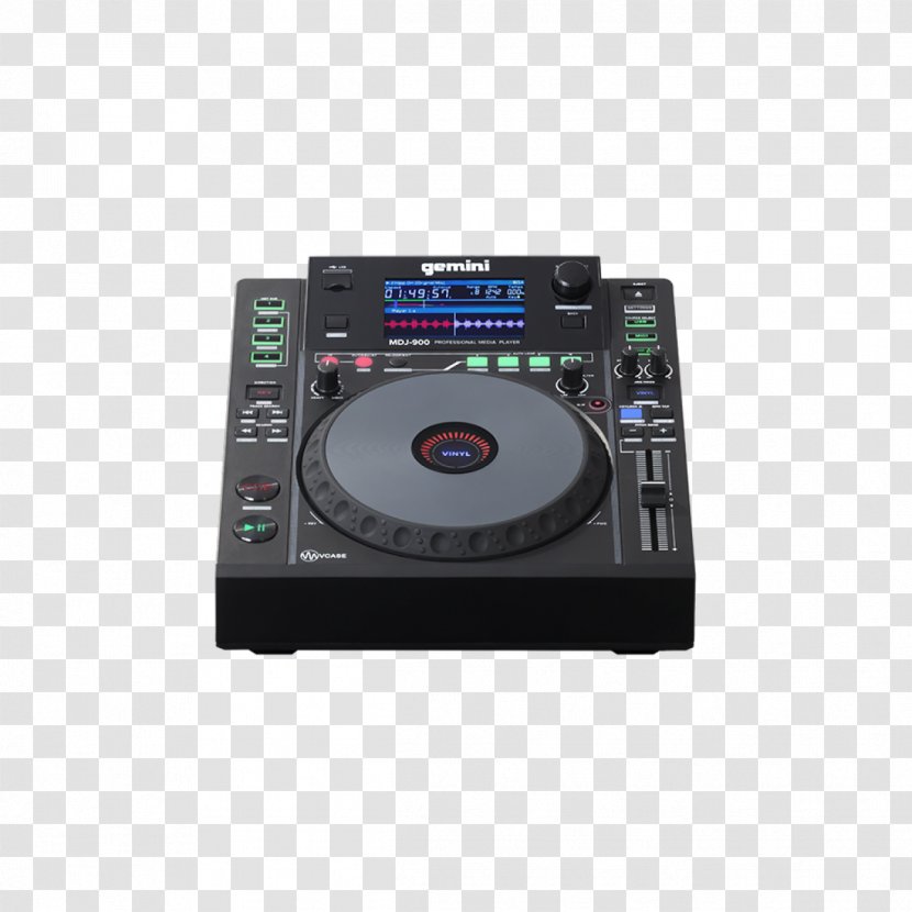 DJ Controller Disc Jockey Gemini Sound Products CDJ Professional Audio Transparent PNG