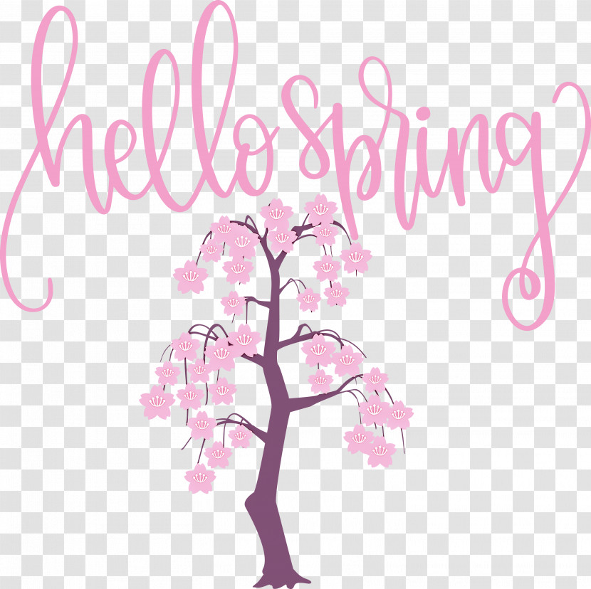 Hello Spring Spring Transparent PNG